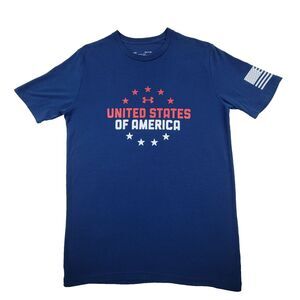 Under Armour Loose Heat Gear USA‎ United States Of America Mens Small S Crewneck
